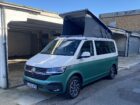 FOR SALE - VW California Beach T6.1 2023 Bayleaf Green and Candy White 2.0lt TDi 150 PS DSG Auto